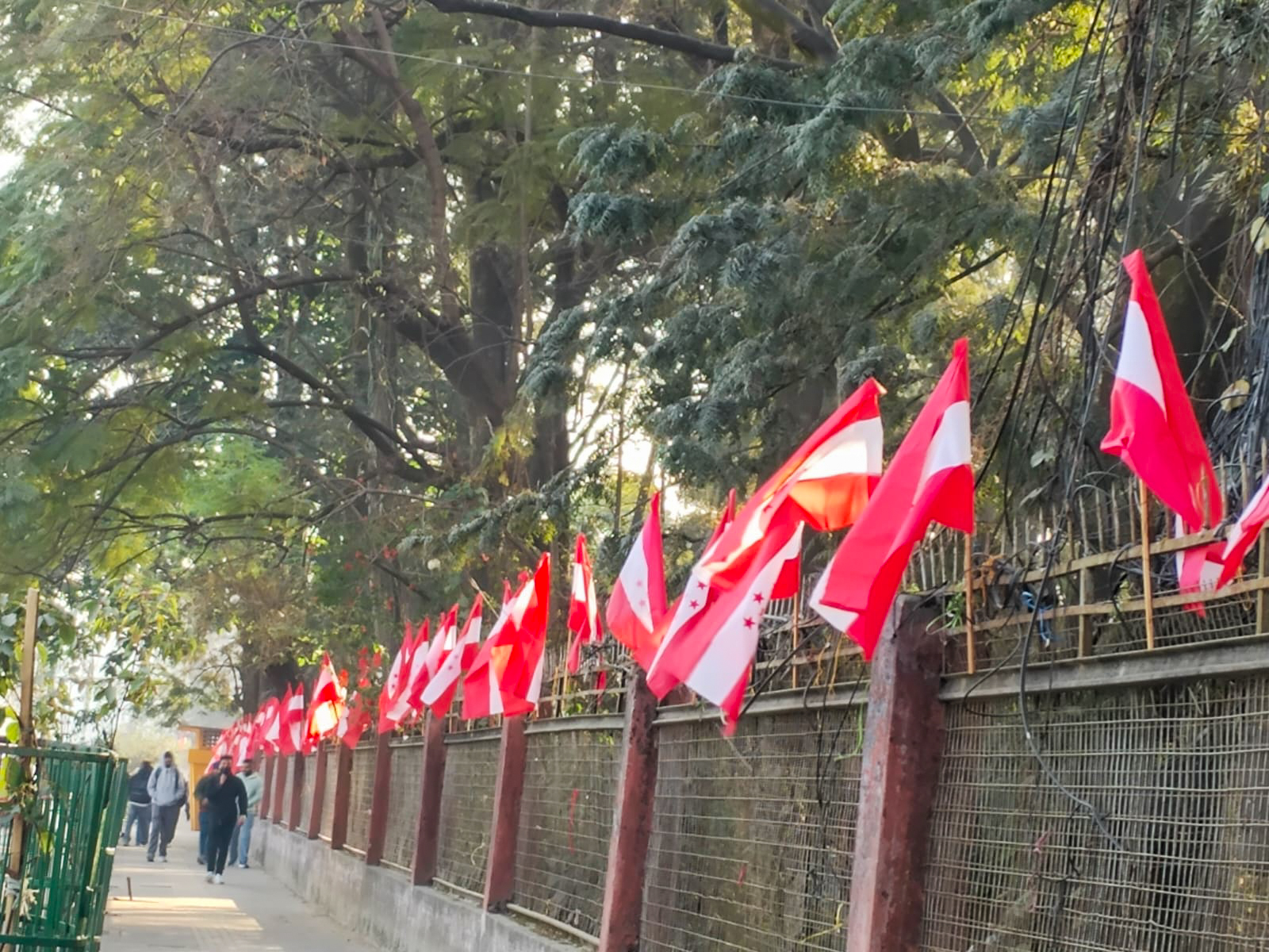 कांग्रेस विशेष महाधिवेशनका लागि भृकुटीमण्डपमा तयारी धमाधम (तस्विरहरु)