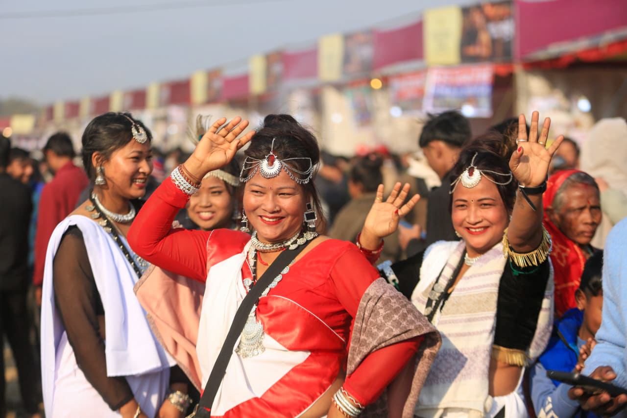 काठमाडौं टुँडिखेलमा माघी पर्वको रौनक (फोटो फिचर)