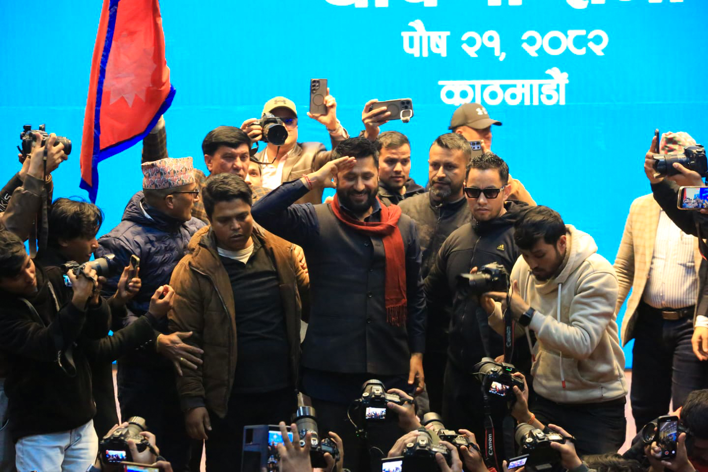 रास्वपाको वृहत राजनीति समायोजन घोषणा सभा (तस्बिरहरू)