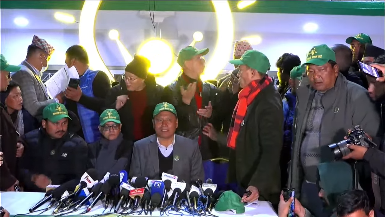 उज्यालो नेपाल पार्टीको रिक्त अध्यक्ष पदमा कुलमान घिसिङलाई नियुक्त गर्ने निर्णय