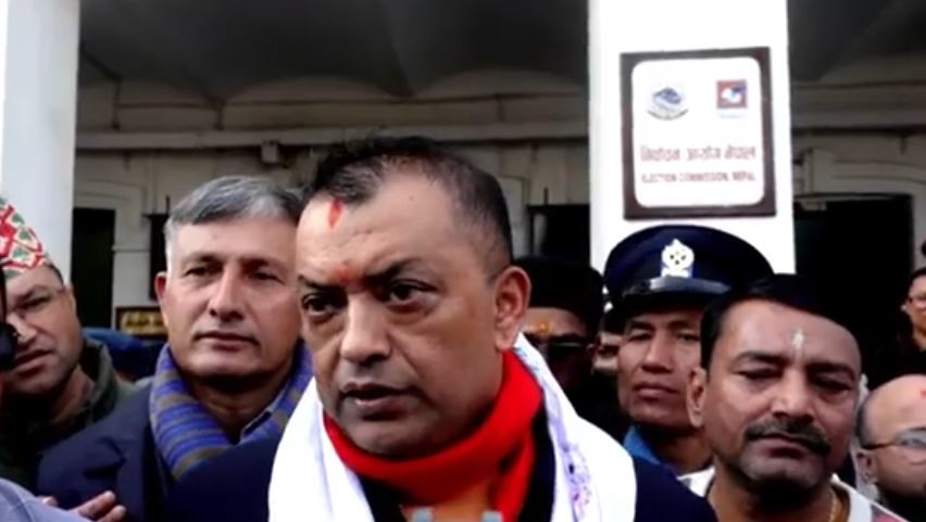 आवश्यक सबै कागजात निर्वाचन आयोगमा बुझाइसकेको छौं : गगन थापा