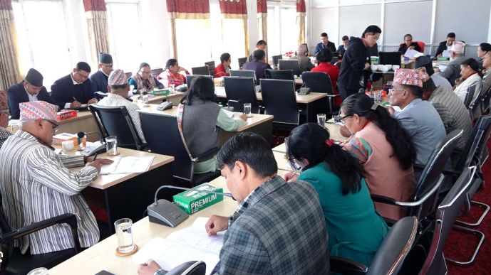 सार्वजनिक नीति तथा प्रत्यायोजित विधायन समितिको बैठक बस्दै