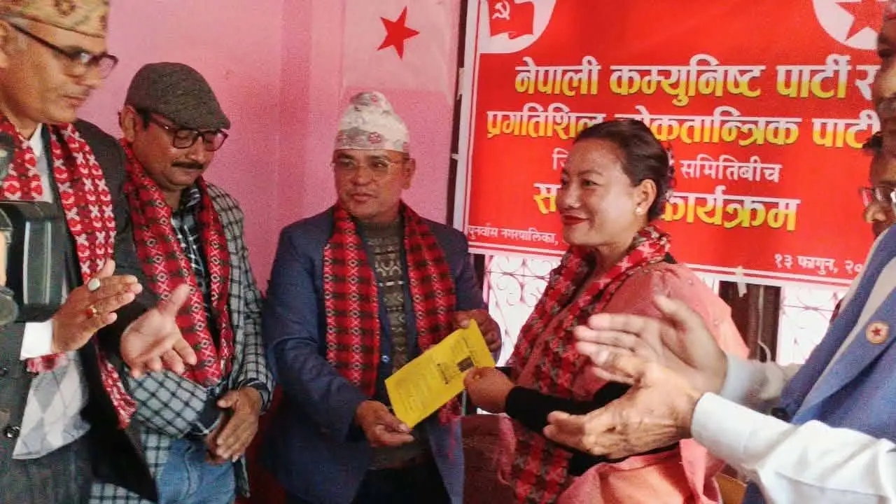 उम्मेदवार नै जम्बो टोलीसहित नेकपा प्रवेश