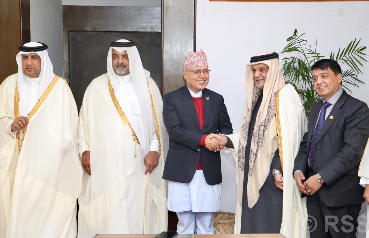 परराष्ट्र मन्त्री र अर्थमन्त्रीसँग कतारी प्रतिनिधि मण्डलको भेटवार्ता