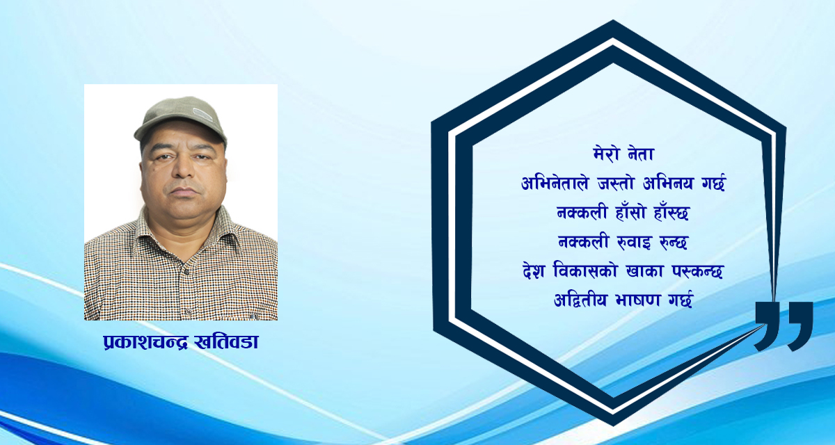 कविता : मेरो नेता