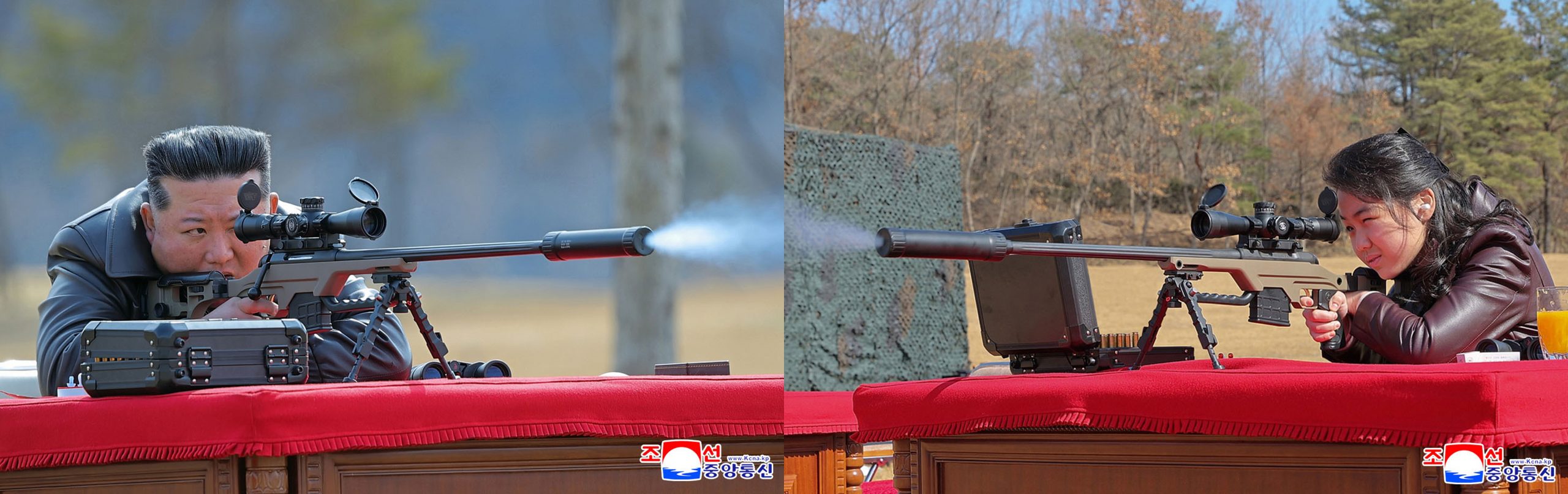 किमद्वारा राइफल उपहार, छोरी फेरि केन्द्रमा