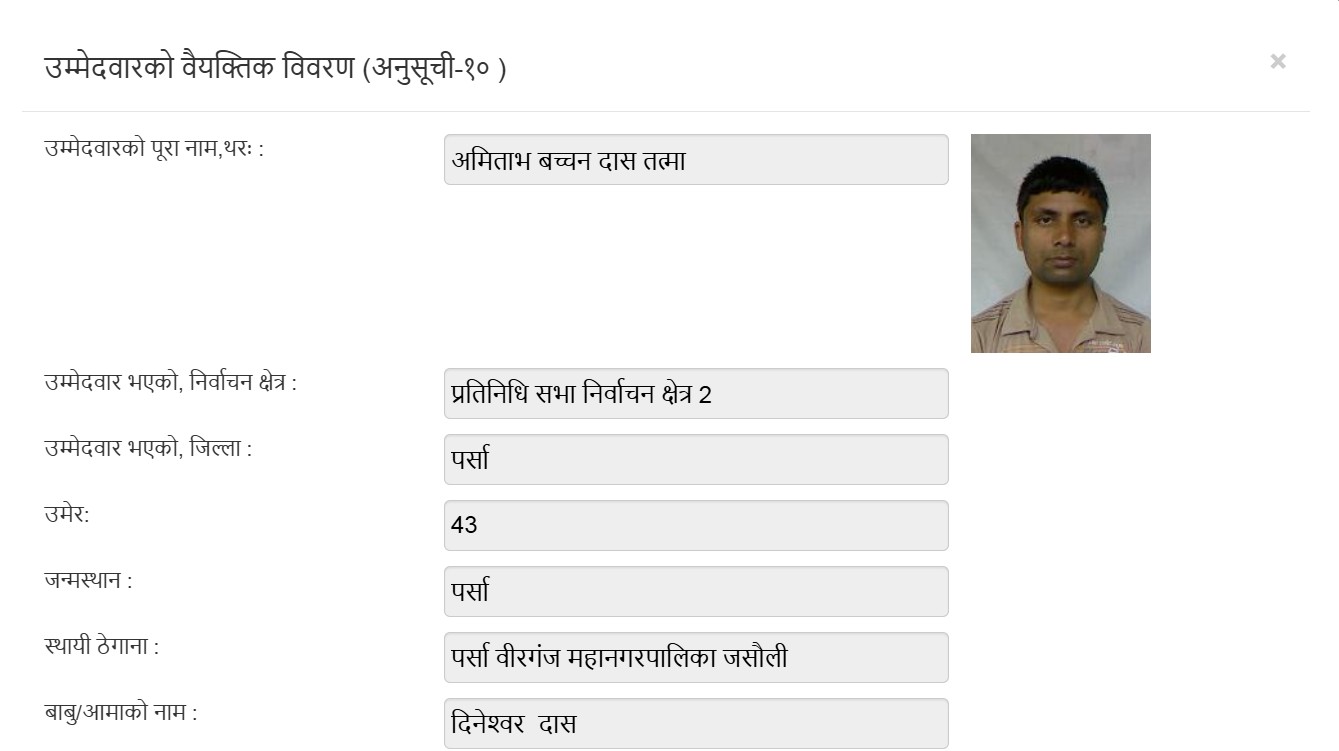 प्रतिनिधि सभा निर्वाचनमा अमिताभ बच्चन उम्मेदवार !