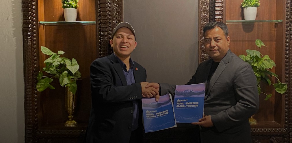 नास आइटी र टीजेएफबीच सहकार्यको सम्झौता