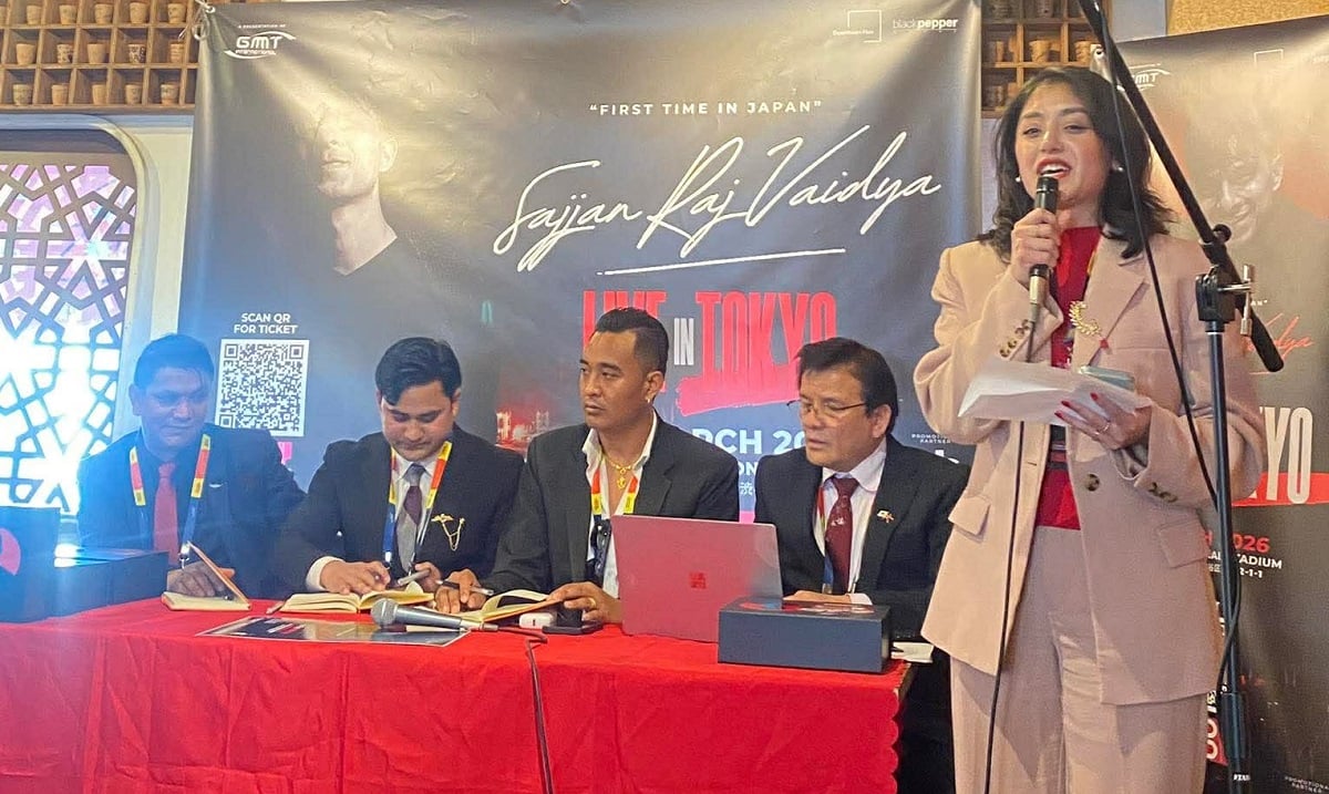 सज्जनराज वैद्यले पहिलोचोटी जापानमा लाइभ कन्सर्ट गर्दै, विद्यार्थीलाई विशेष छुट