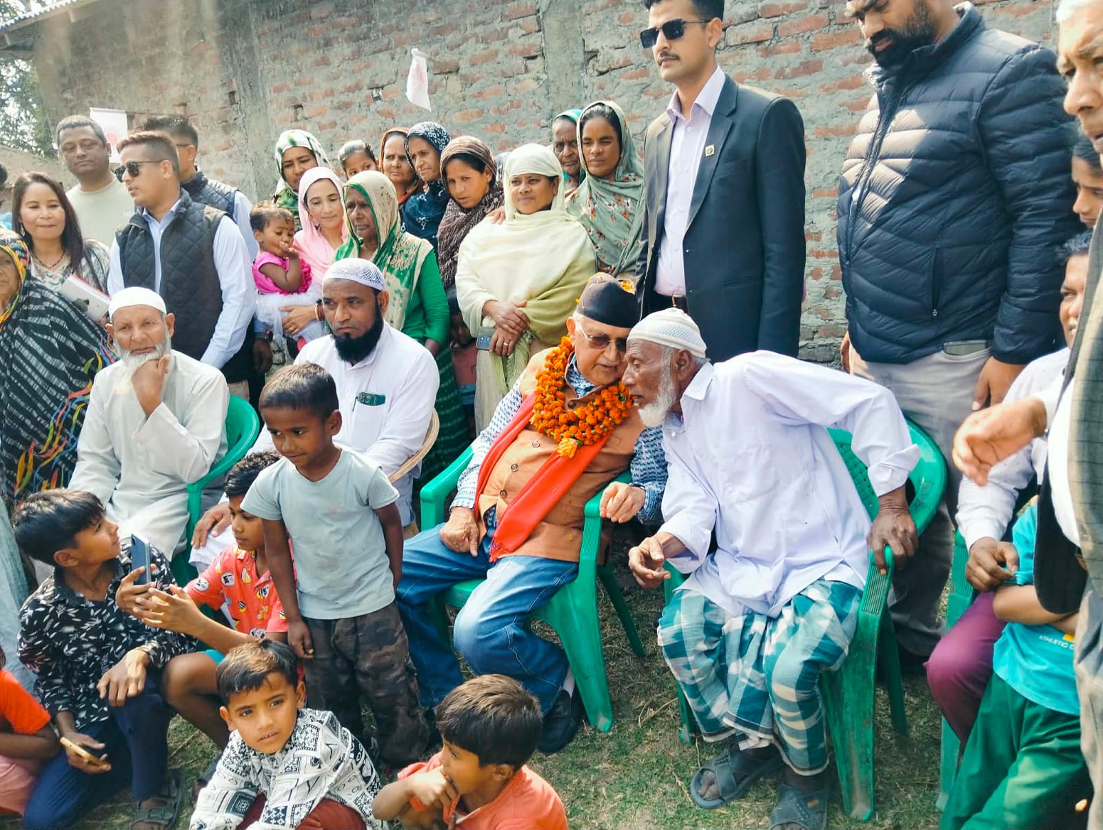 मुस्लिम अगुवाहरुसँग एमाले अध्यक्ष ओलीको भेट