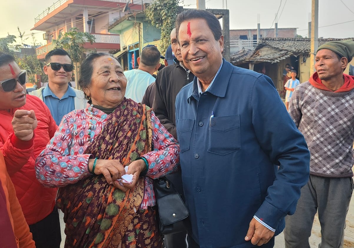 नवलपरासी १ मा विनोद चौधरीलाई चुनावी चटारो, विकास र समुन्नतिका लागि प्रष्ट खाका प्रस्तुत