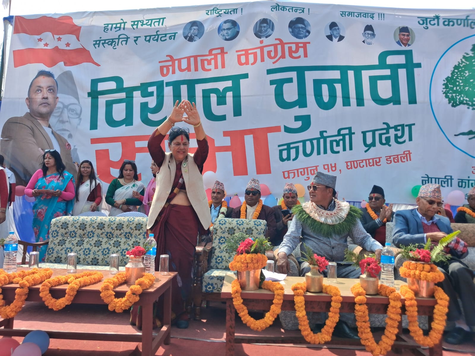 कर्णाली विकासका लागि कांग्रेसलाई मतदान गर्न भुसालको आग्रह