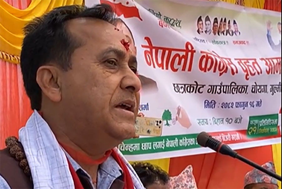 देश सम्हाल्ने तागत कांग्रेससँग मात्रै छ : विश्वप्रकाश शर्मा