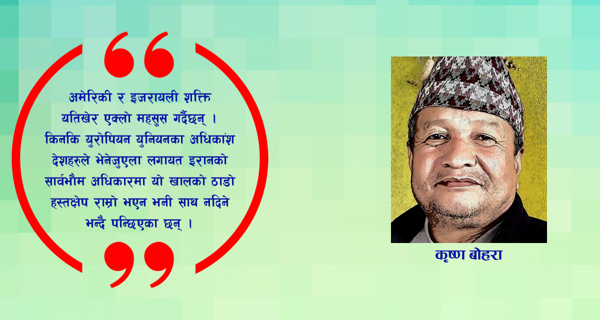 अमेरिका, इजरायल र इरान युद्ध