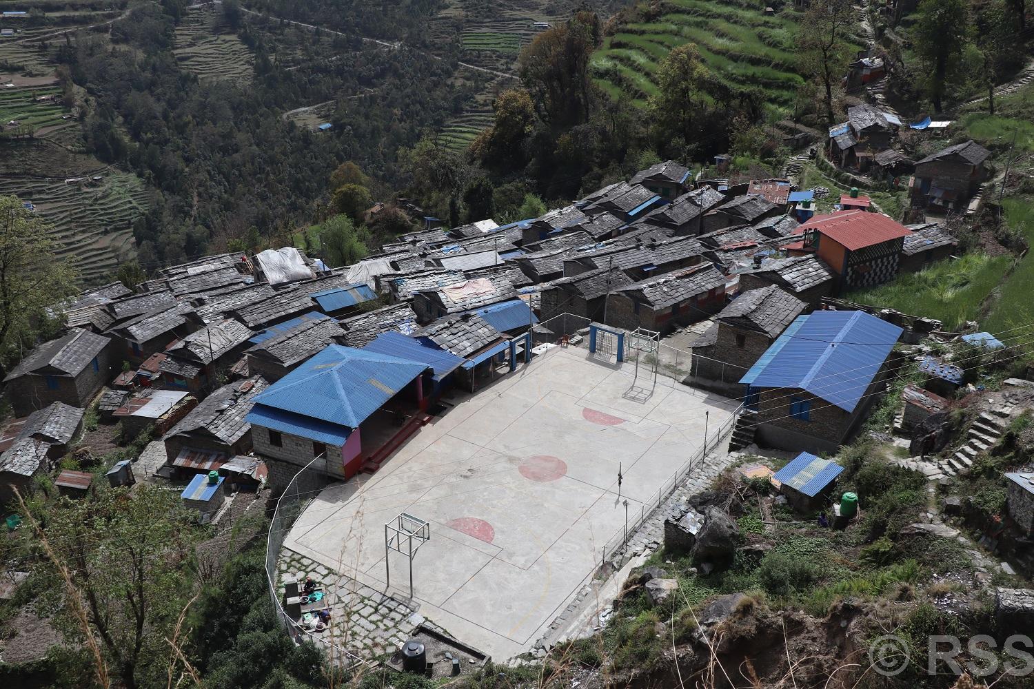 म्याग्दीको रायखोर र कोटगाउँमा खेलमैदान निर्माण