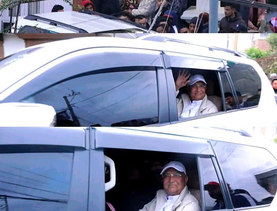 पूर्वप्रधानमन्त्री केपी शर्मा ओली पक्राउ