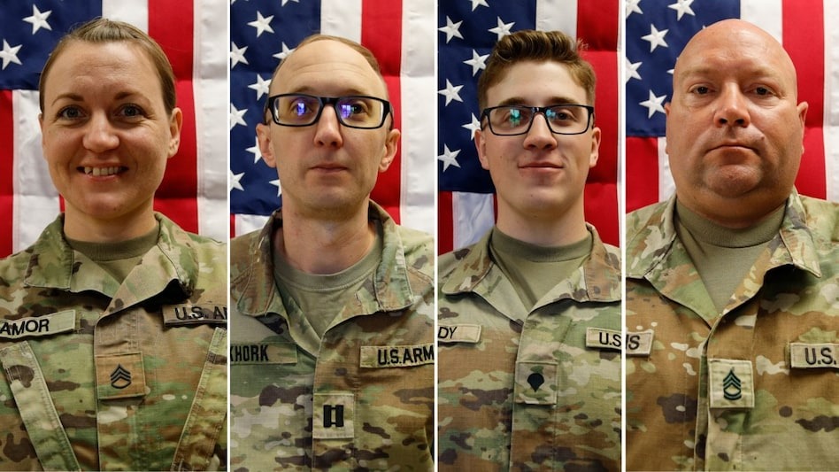 इरानी आक्रमणमा मारिएका ४ अमेरिकी सैनिकको तस्वीर जारी