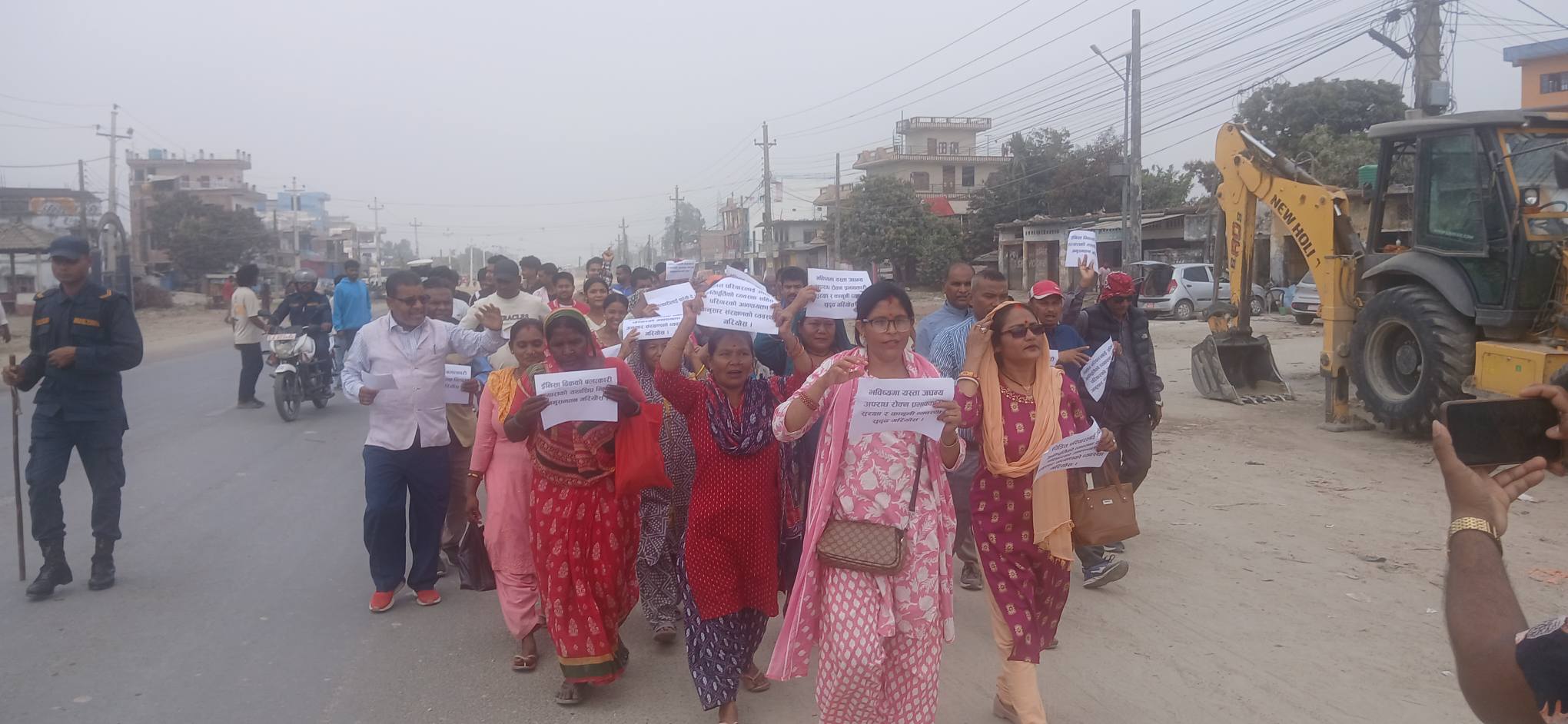 बलात्कारपछि हत्या गरिएकी इनिशाको न्यायका लागि सर्लाहीमा प्रदर्शन