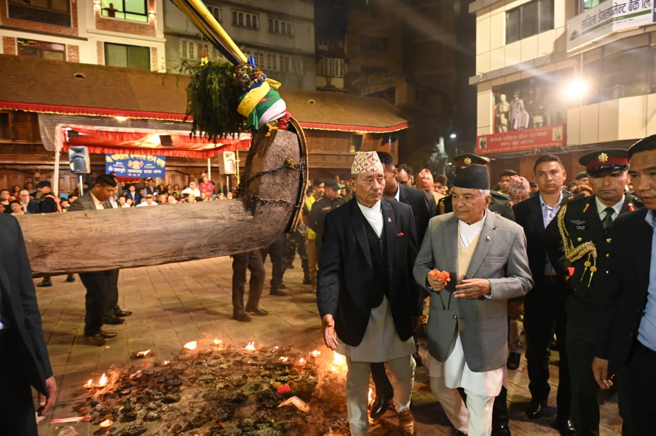 राष्ट्रपति पौडेलद्वारा सेतो मच्छिन्द्रनाथको विशेष पूजाअर्चना