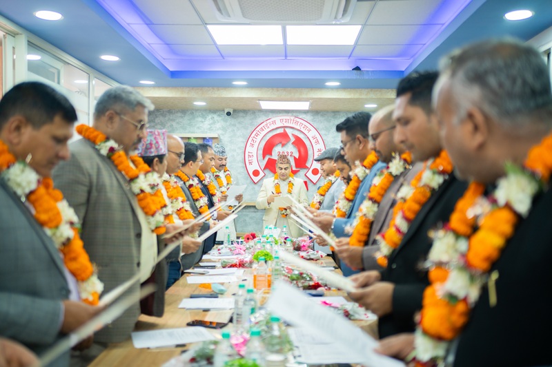 नाडाको नवनिर्वाचित अध्यक्षलाई पदभार हस्तान्तरण तथा सपथ ग्रहण सम्पन्न