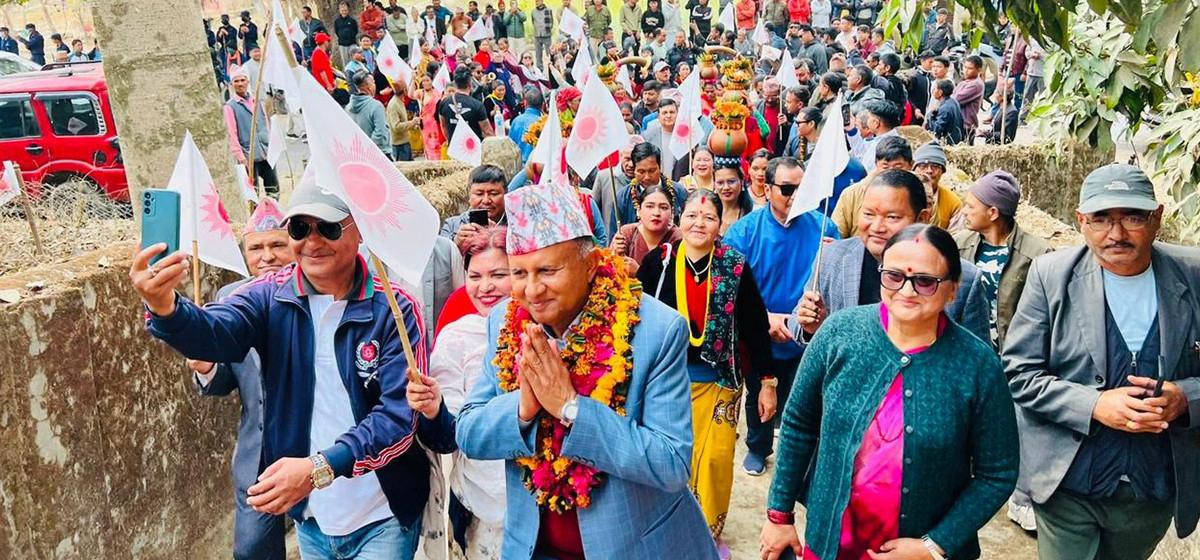 दाङ-२ मा चार दलबीच कडा प्रतिस्पर्धा, शंकर पोखरेललाई कडा चुनौती