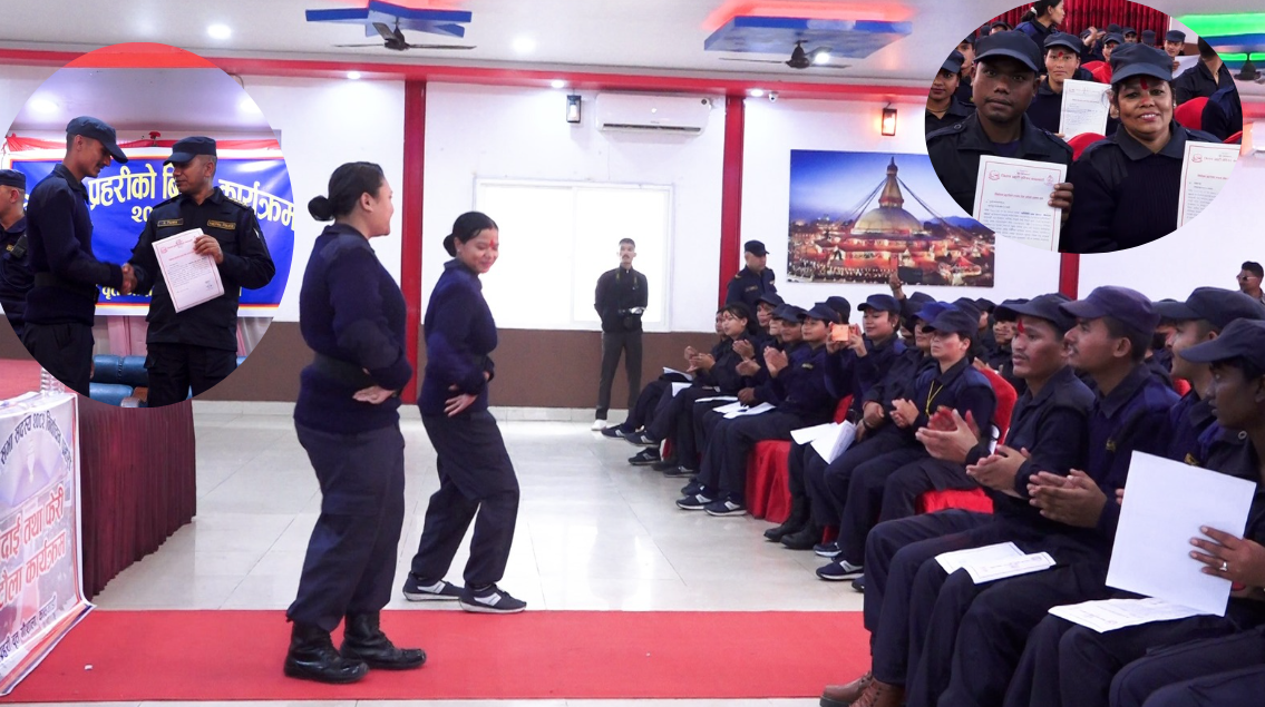 नाचगानसहित बिदाभए निर्वाचन प्रहरी, फेरि सेवा गर्न उत्साहित