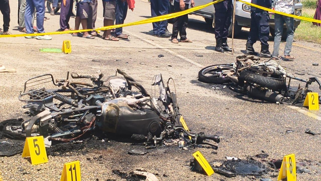 मोटरसाइकल दुर्घटनाको अपडेट : मृतक र घाइतेको पहिचान खुल्यो