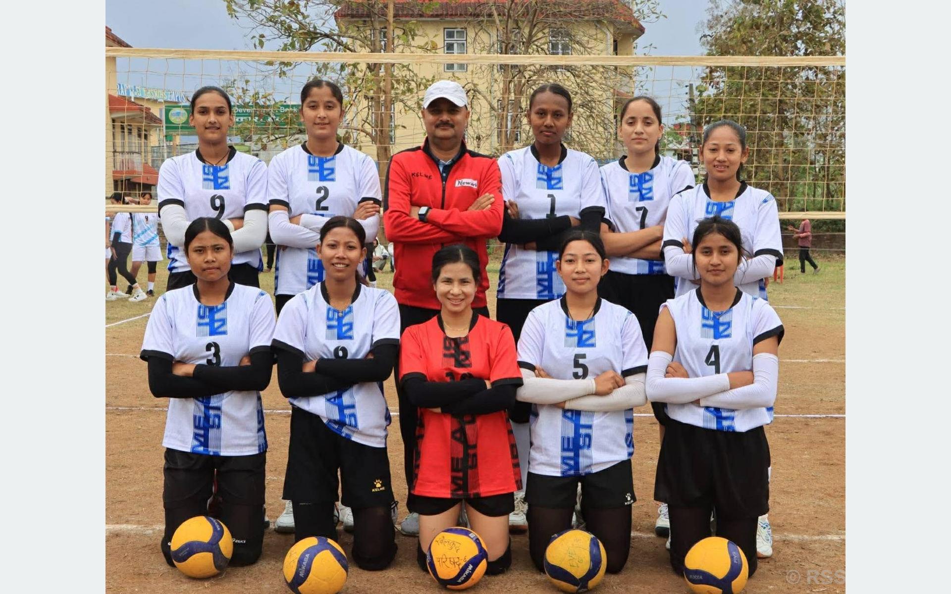 मुख्यमन्त्री कप महिला भलिबलको उपाधि रुपन्देहीलाई