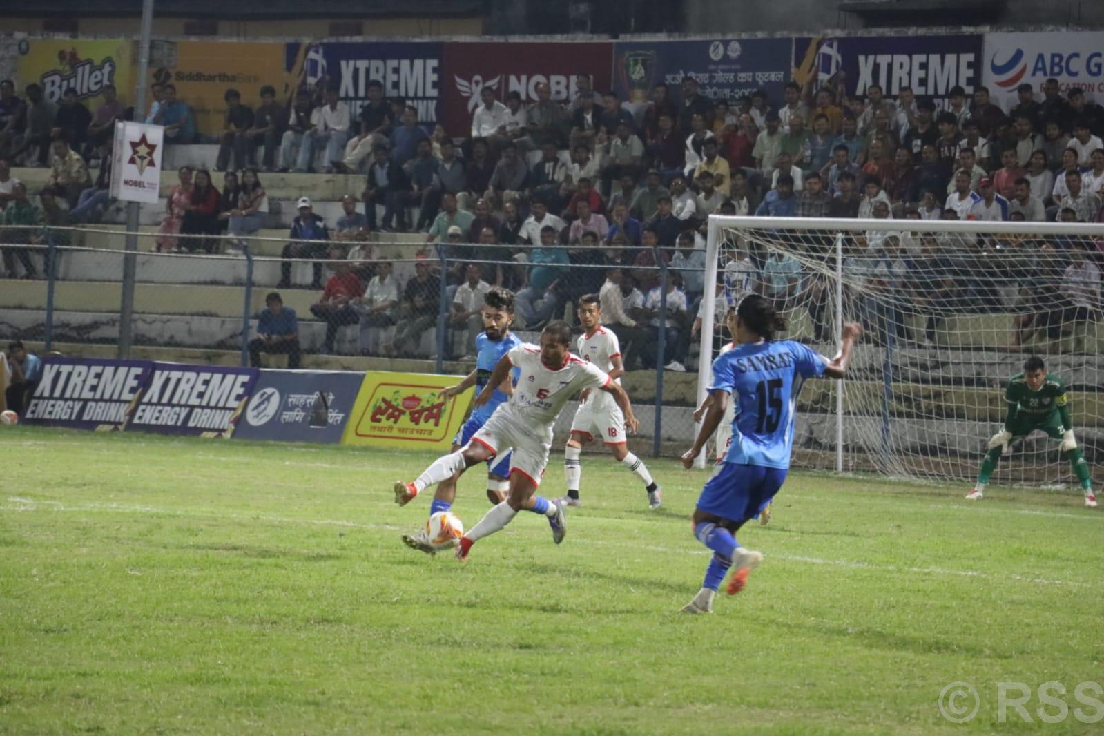 विराट गोल्डकप फुटबल: सम्राट स्पोर्टिङ फाइनलमा