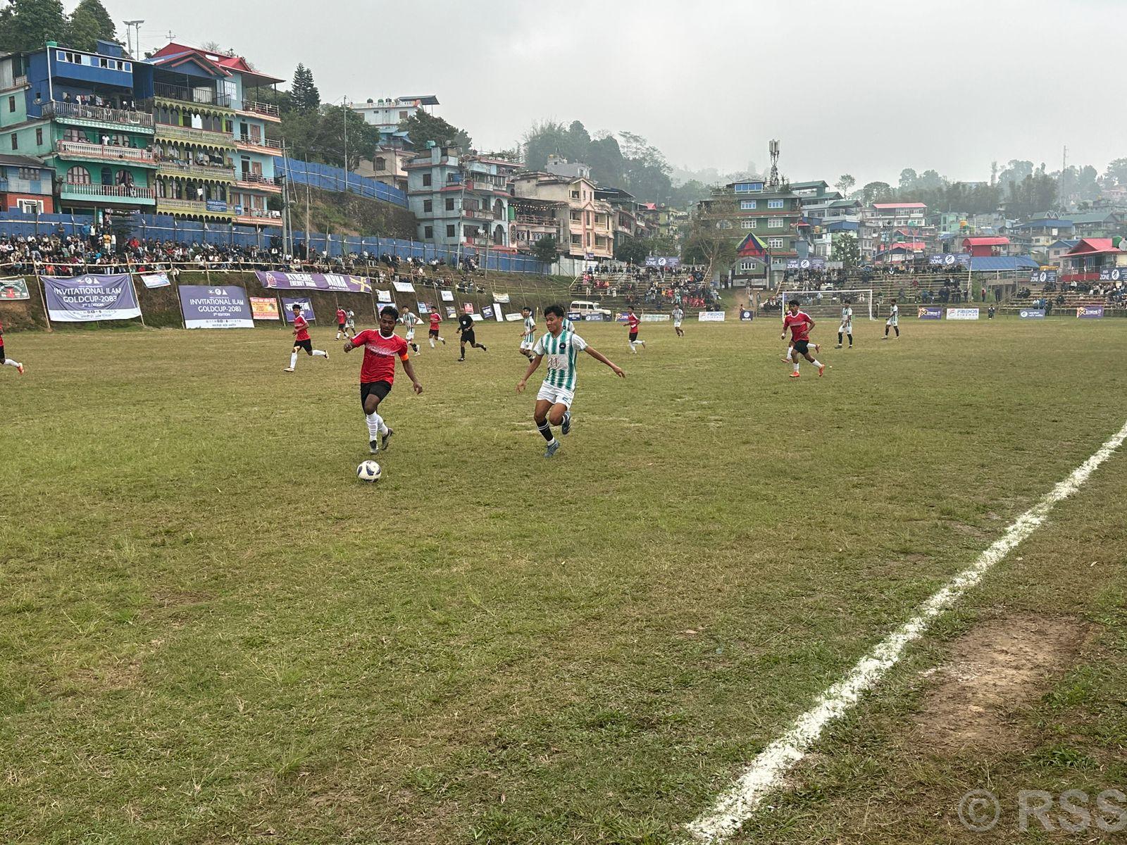 इलाम गोल्डकपः रोलिङ धुलाबारी सेमिफाइनलमा