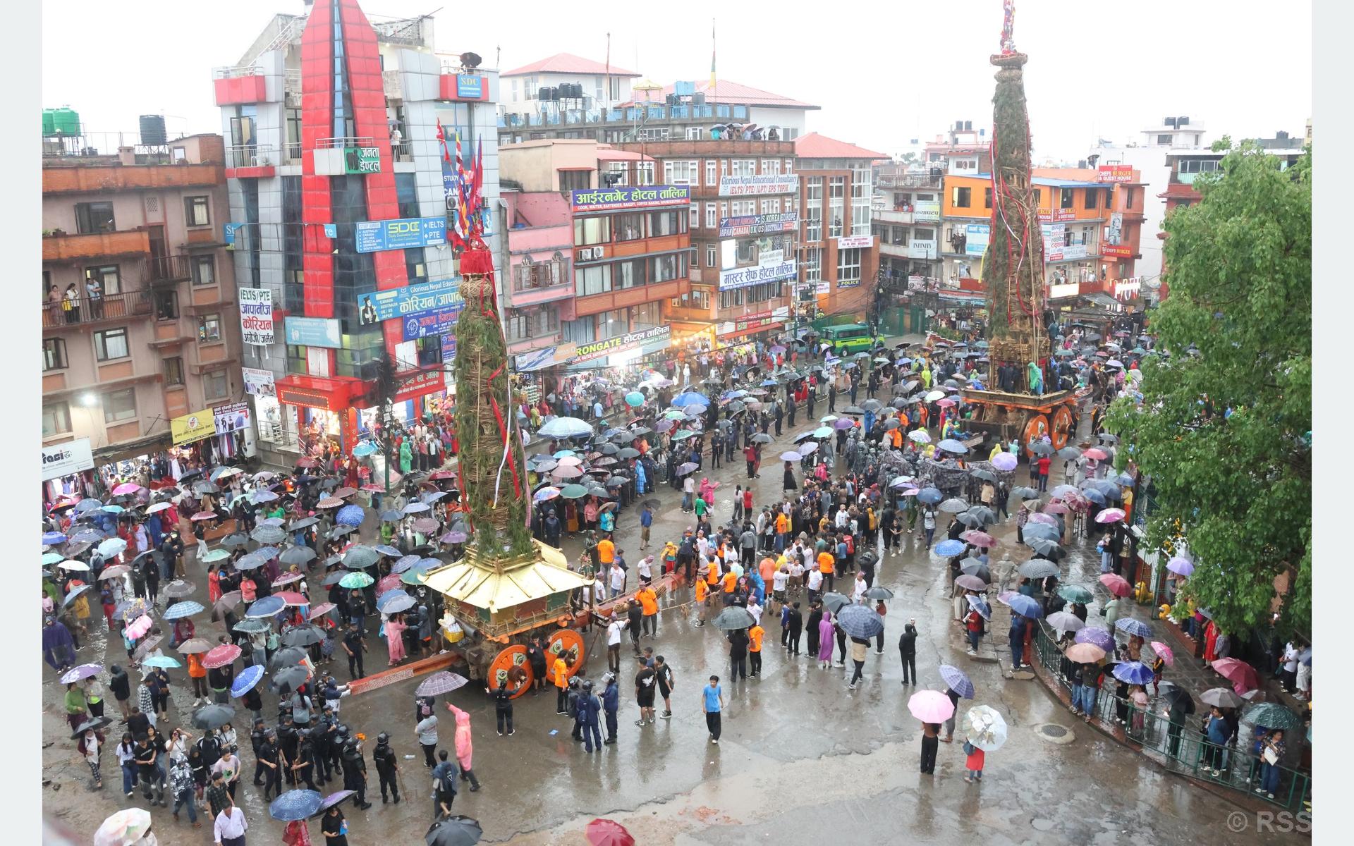 रातो मच्छिन्द्रनाथको रथ लगनखेल पुर्‍याइयो