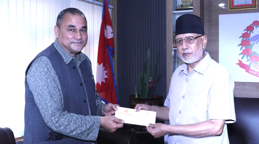 प्रदेश प्रमुख मियाँ र मुख्यमन्त्रीबीच भेट