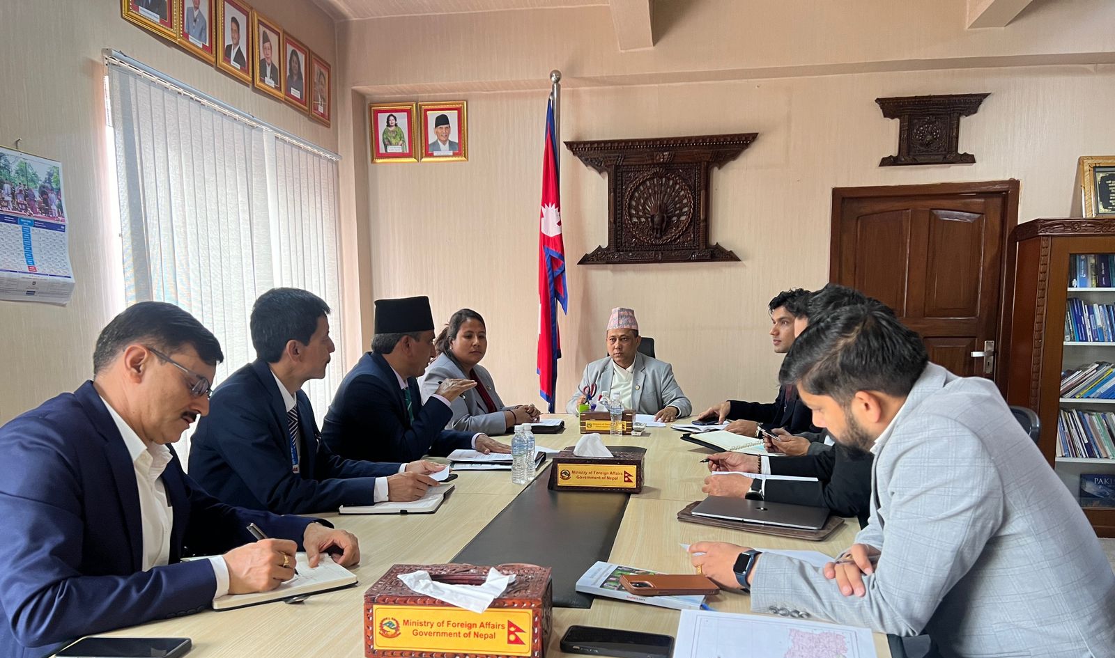 मल आपूर्तिका लागि मन्त्री चौधरीको पहल