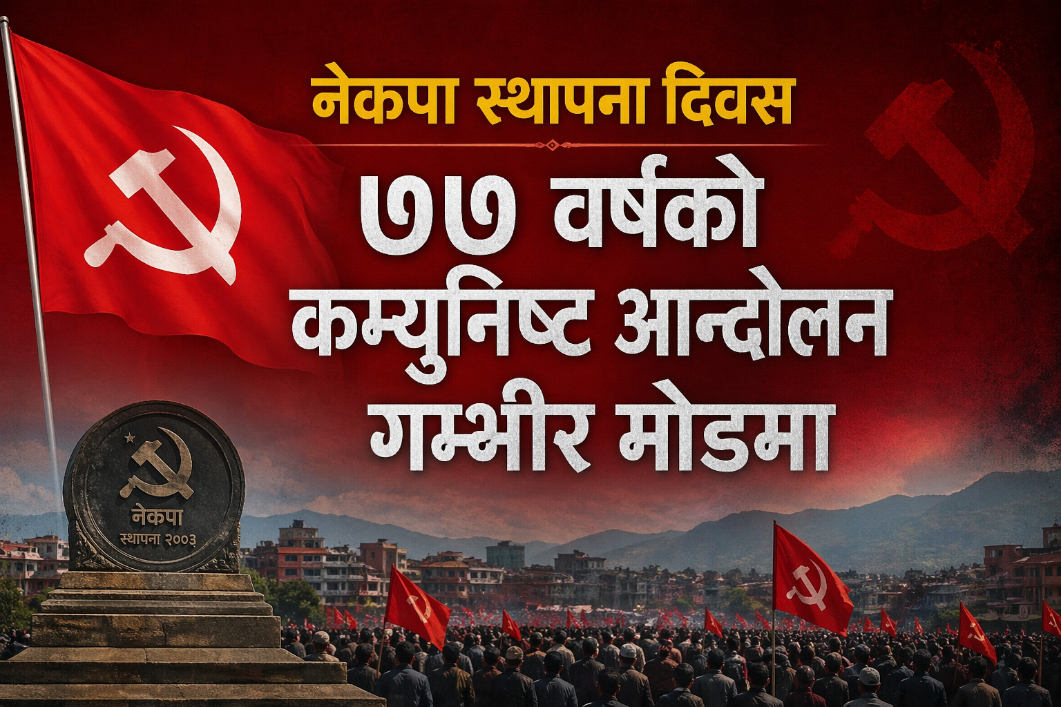 कम्युनिष्ट आन्दोलन: ७७ वर्षको यात्रा, गम्भीर मोडमा दिशा