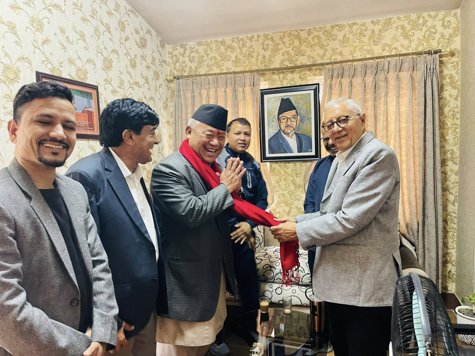 दलको नेतामा चयन भएलगत्तै सक्रिय भीष्मराज: पूर्णबहादुर र शेखरसँग गरे भेटवार्ता