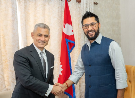 रास्वपा सभापति लामिछाने र अमेरिकी प्रतिनिधि कपुरबीच भेटवार्ता