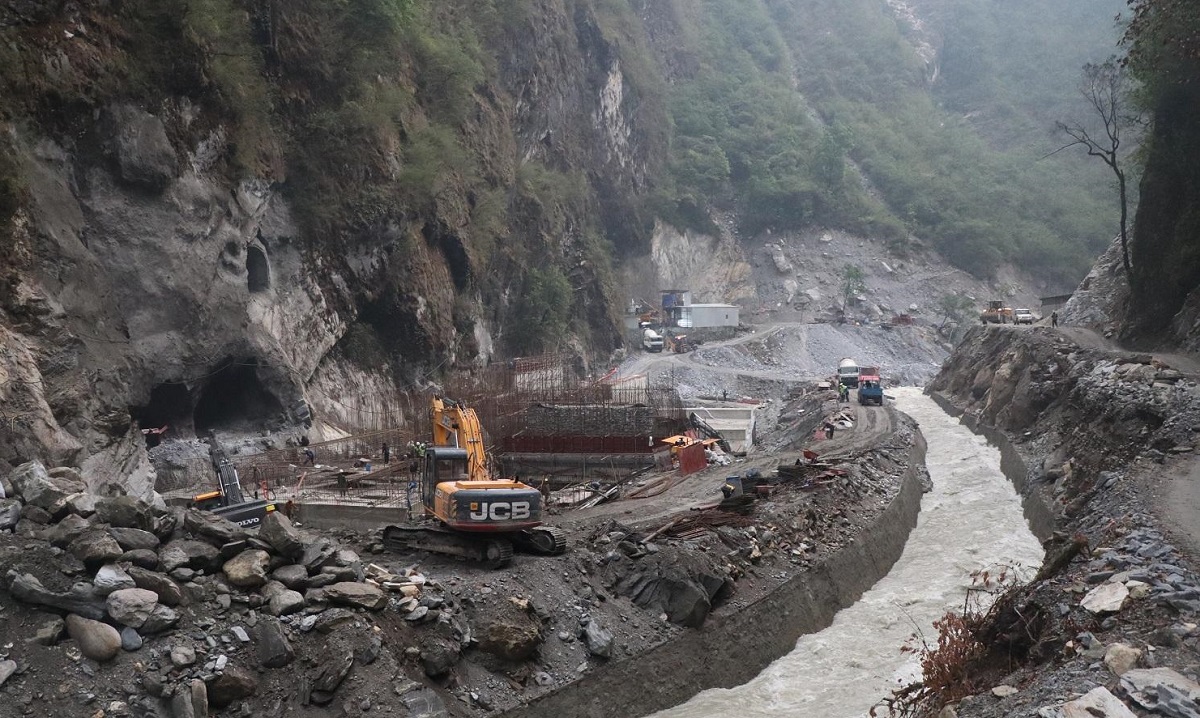 ‘माथिल्लो म्याग्दी’ जलविद्युत् आयोजना : १३ महिनामा ५० प्रतिशत भौतिक प्रगति