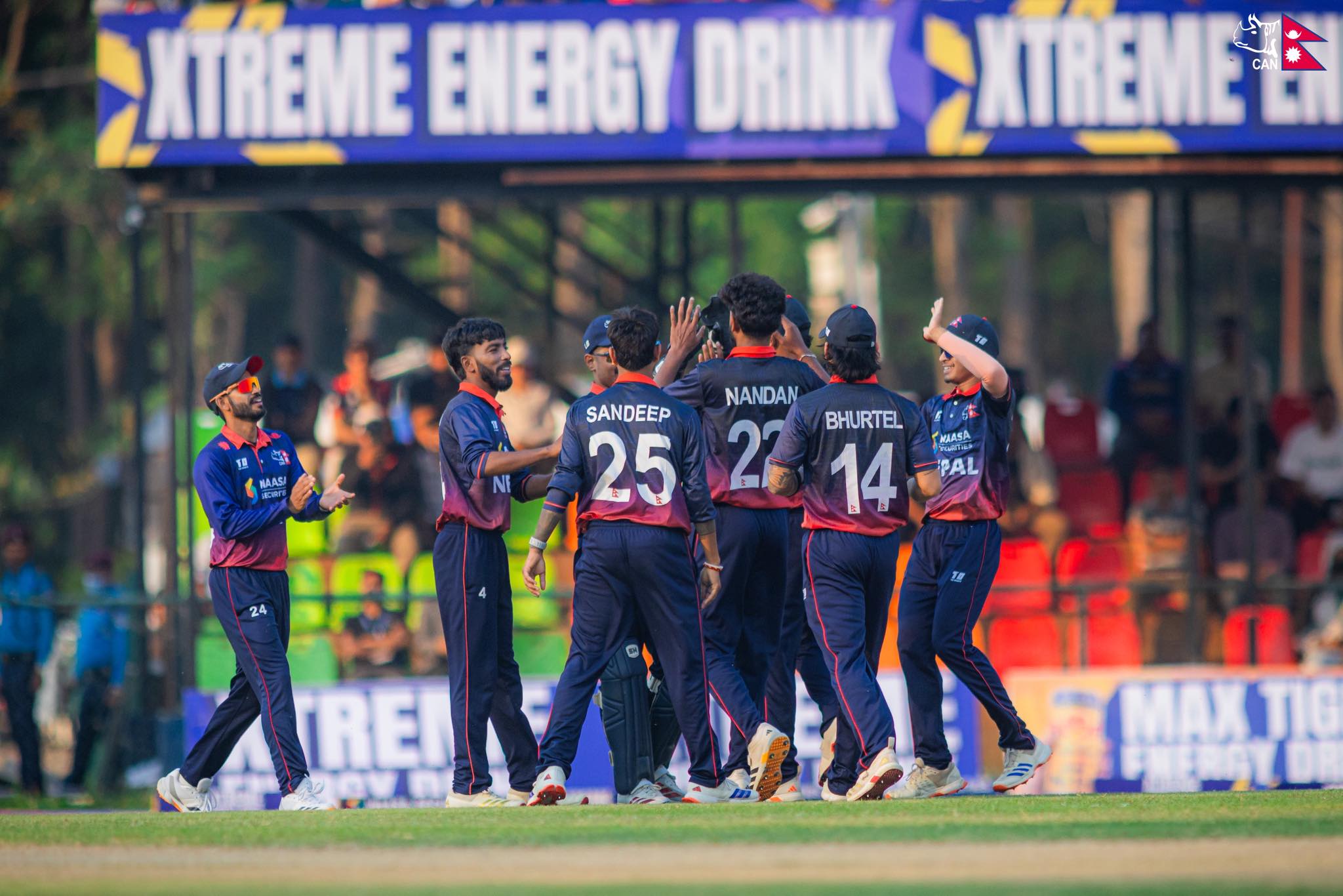 युएईले नेपाललाई दियो १२९ रनको चुनौती