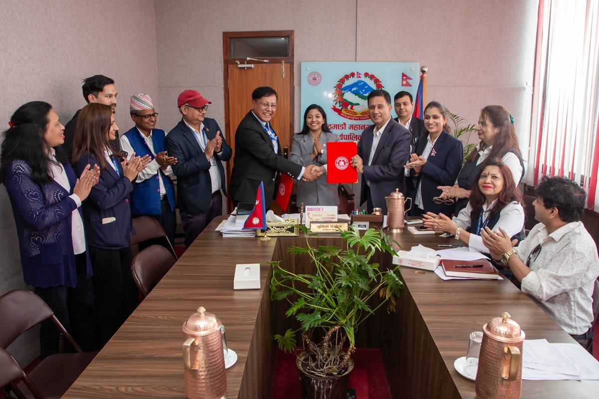 ४० जनालाई फोटोग्राफी तालिम दिन काठमाडौं महानगरपालिका र चलचित्र विकास बोर्डबिच सम्झौता