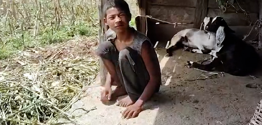 बाख्राको खोरमा १५ वर्ष : साङ्लोमा बाँधिएको बिशालको ‘बेवारिसे’ बाल्यकाल