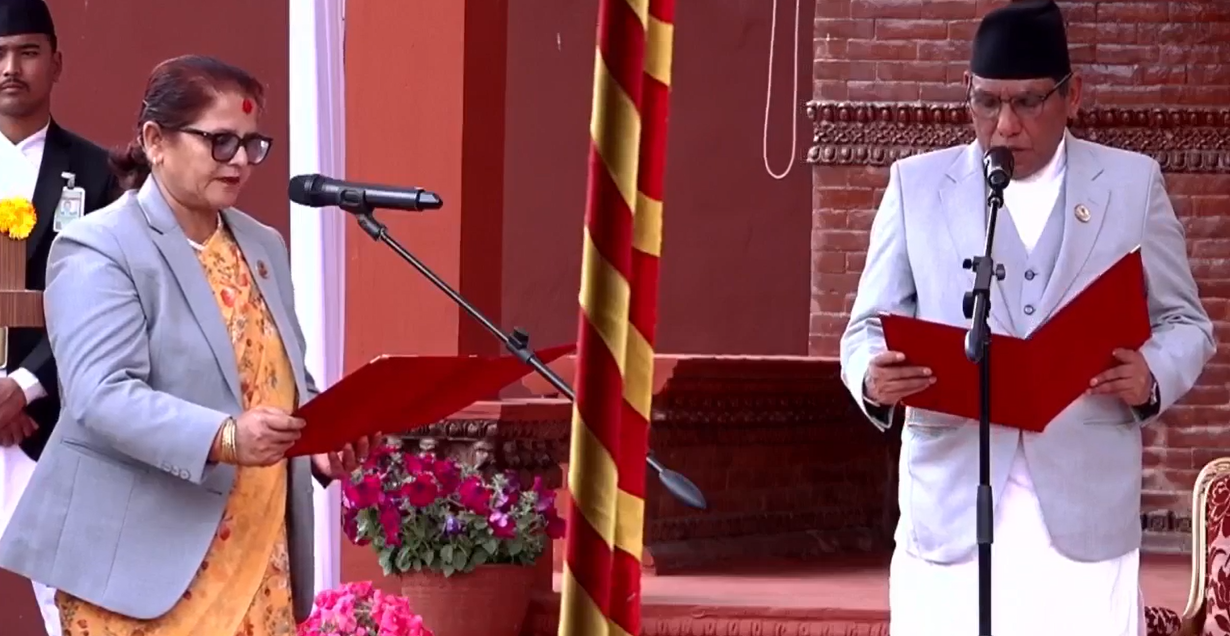 नवनियुक्त राष्ट्रिय सभा उपाध्यक्ष भण्डारीले लिइन् शपथ