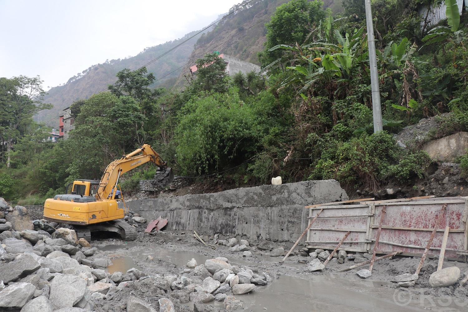 बाबियाचौरमा बस्ति संरक्षण योजना कार्यान्वयनमा