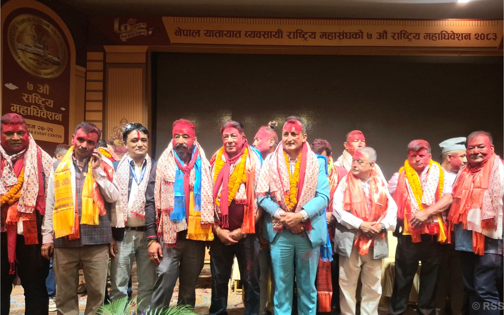 यातायात व्यवसायी राष्ट्रिय महासङ्घको अध्यक्षमा सिटौला