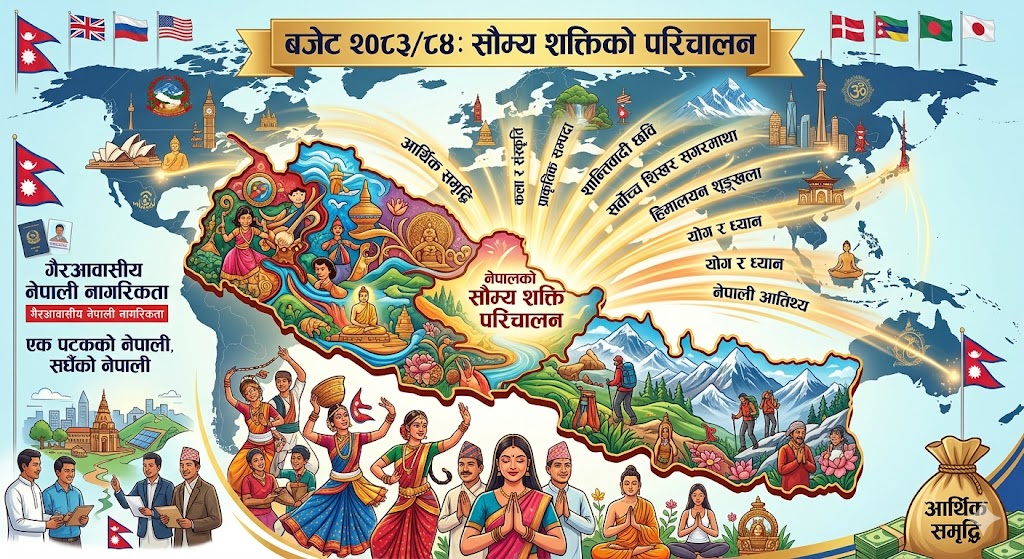 बजेटमा पहिलोपटक ‘सौम्य शक्ति’ परिचालनको नयाँ कार्यक्रम: आर्थिक समृद्धि र कूटनीतिक प्रभाव विस्तारको लक्ष्य