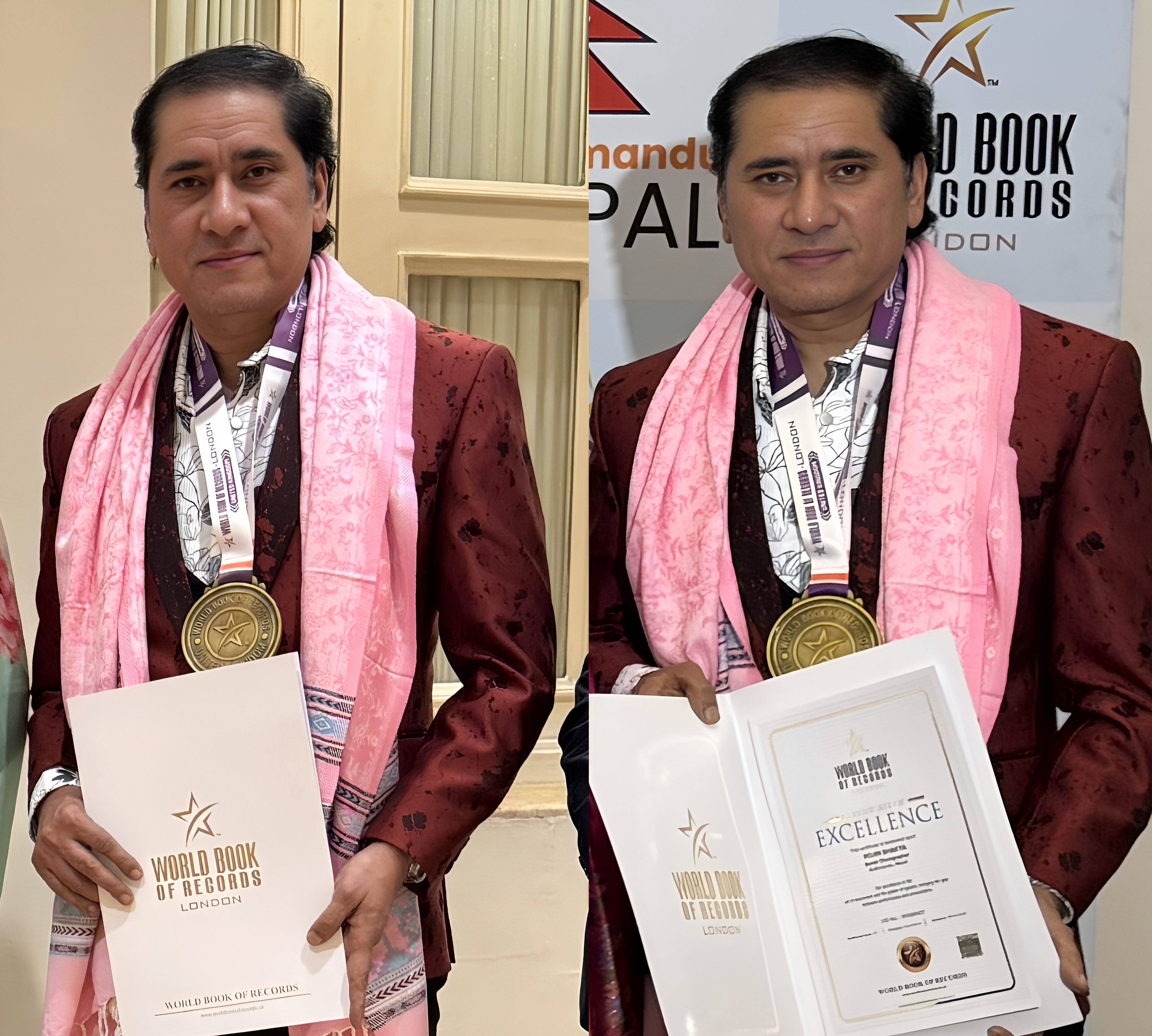 वरिष्ठ कोरियोग्राफर रोजिन शाक्य ‘वर्ल्ड बुक अफ रेकर्ड्स लन्डन’ बाट सम्मानित