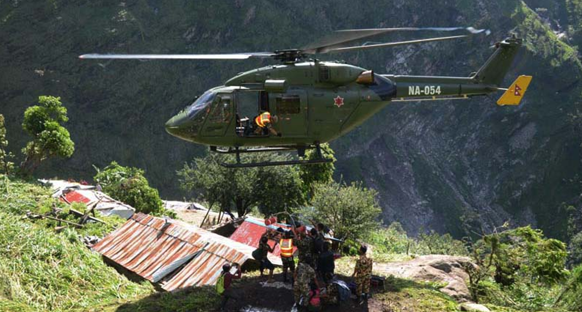 मनसुनजन्य विपद्को सामना गर्न नेपाली सेनाको व्यापक पूर्वतयारी, हेलिकप्टरदेखि बेलिब्रिजसम्म ‘स्ट्यान्डबाई’