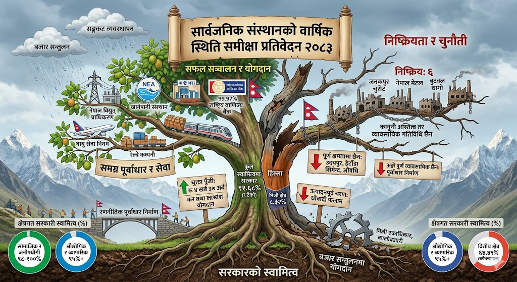 सार्वजनिक संस्थानको स्थिति समीक्षा प्रतिवेदन सार्वजनिक: ६ संस्थान पूर्ण निष्क्रिय