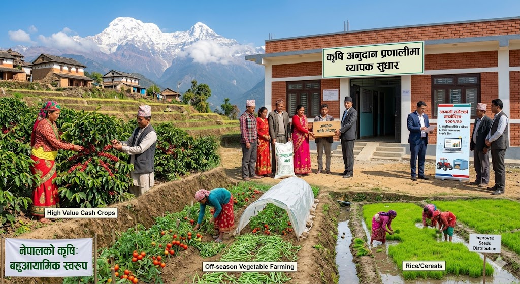 नेपालको कृषि क्षेत्रको बहुआयामिक स्वरूप, अनुदान प्रणालीमा व्यापक सुधार र आगामी बजेटको कार्यदिशा