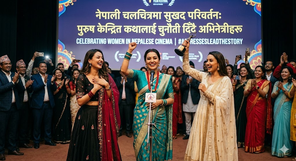 नेपाली चलचित्रमा सुखद परिवर्तन: पुरुष केन्द्रित कथालाई चुनौती दिँदै अभिनेत्रीहरू
