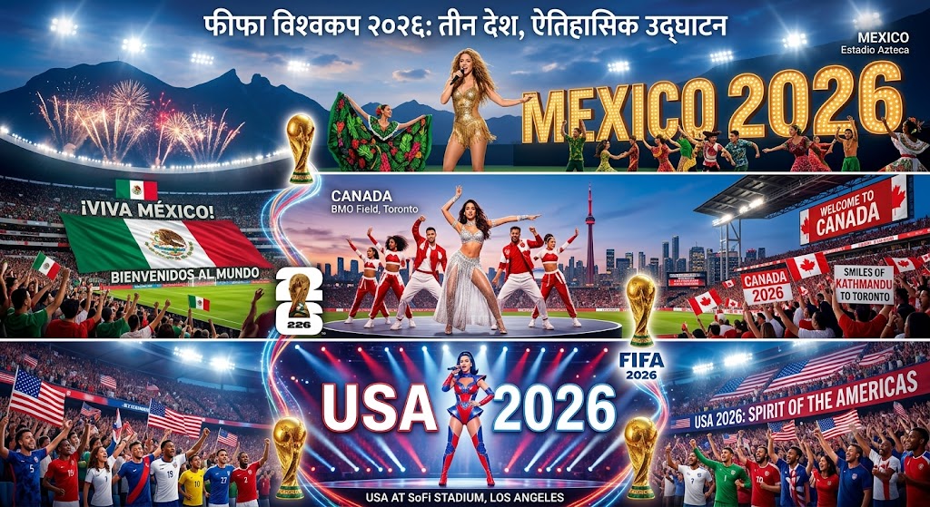 विश्वकप फुटबलको नयाँ युग: तीन देशका १६ सहरमा सांगीतिक धुनसँगै सुरु हुँदै फुटबलको महाकुम्भ